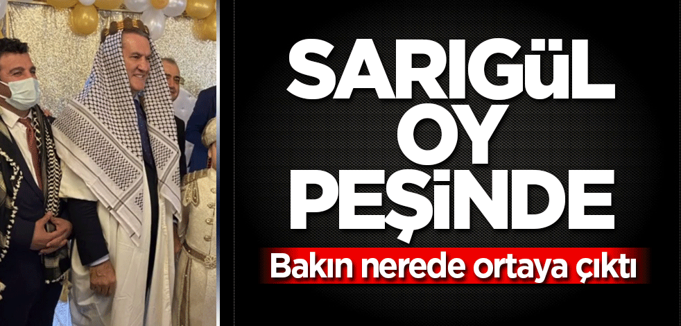 Mustafa Sarıgül oy peşinde