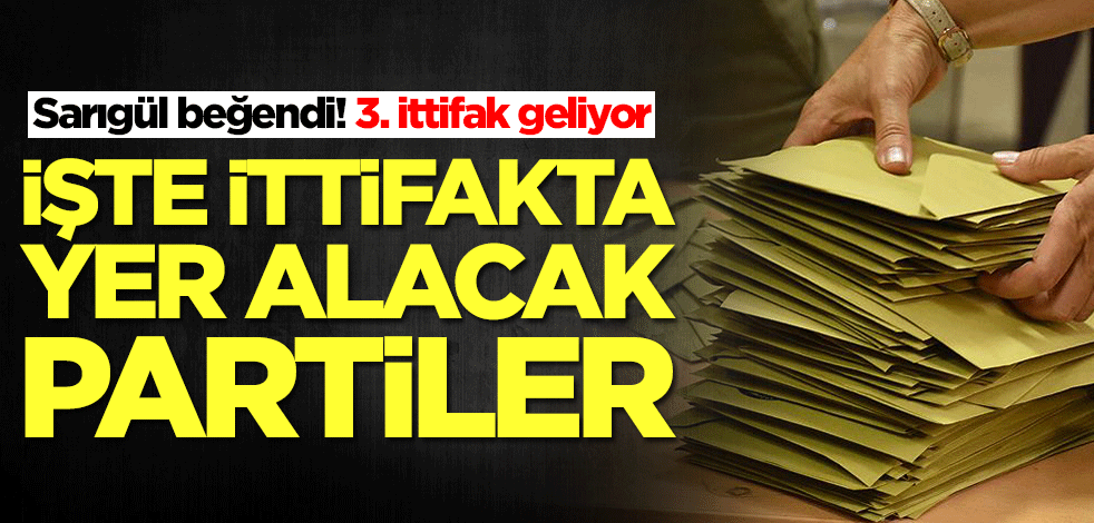 Mustafa Sarıgül paylaşımı ile ortaya çıktı! 3. ittifak geliyor... İşte yer alacak partiler
