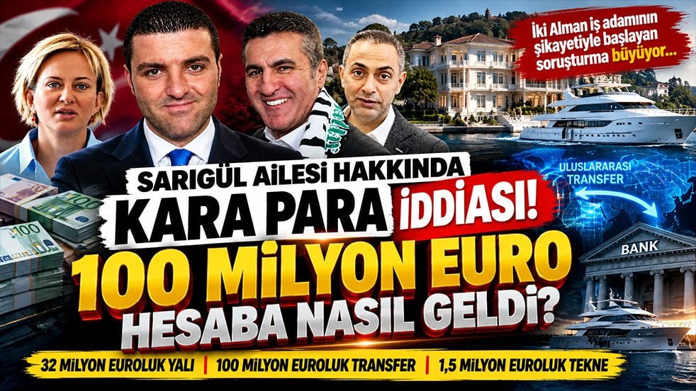 Mustafa Sarıgül ve ailesi hakkında çarpıcı KARA PARA iddiası! Emir Sarıgül’ün hesabına 100 milyon euroluk transfer