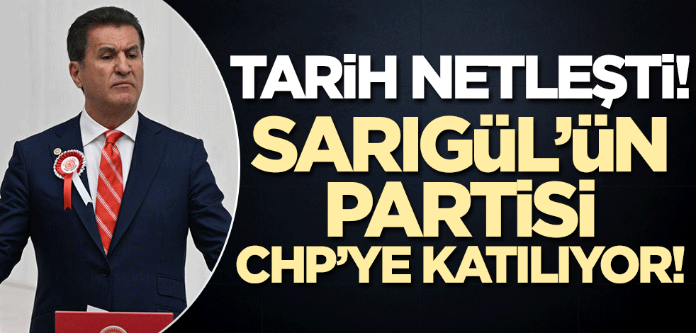 Mustafa Sarıgül'ün partisi CHP'ye katılıyor! Tarih netleşti...