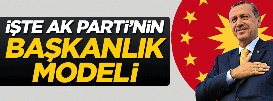 Mustafa Şentop AK Parti'nin önerdiği başkanlık modelini açıkladı