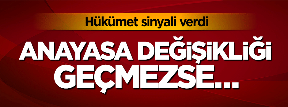 Mustafa Şentop'tan flaş açıklama: Anayasa değişikliği geçmezse...