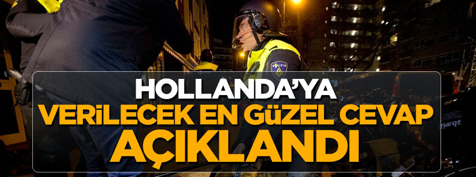 Mustafa Yeneroğlu: Hollanda'ya en güzel cevap 'evet'