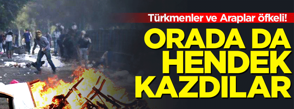 Musul ve Kerkük'te de hendek kazıyorlar!