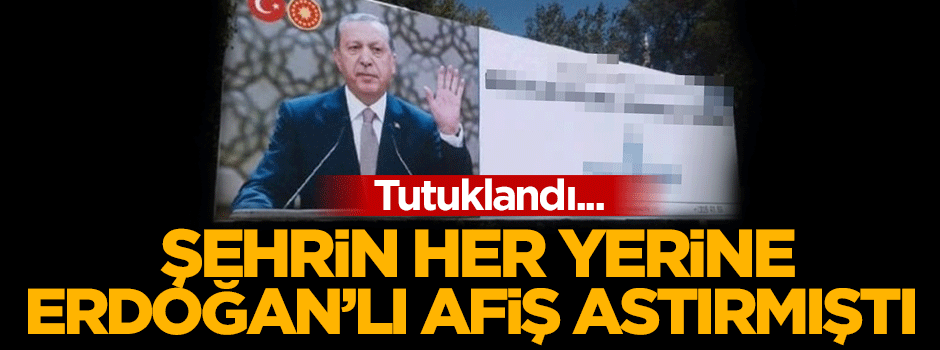 Müteahhiti Erdoğan'lı afiş kurtarmadı