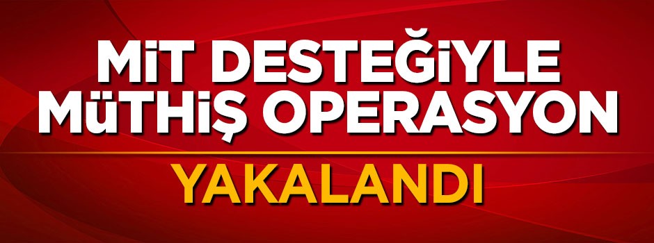 Müthiş operasyon: Terör örgütünün kadın bombacısı yakalandı