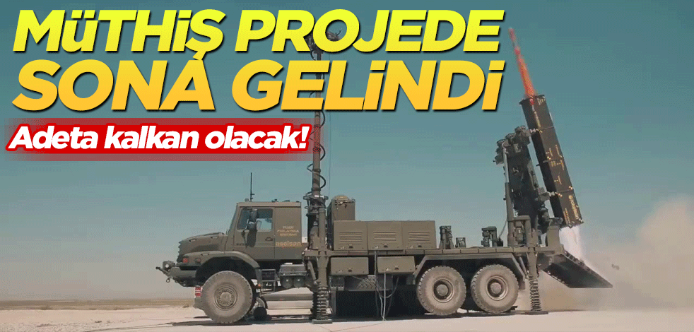 Müthiş projede sona gelindi! Adeta kalkana dönüşüyor