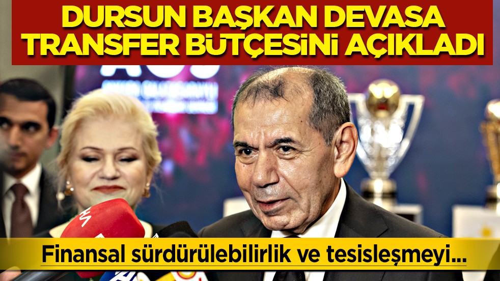 Müthiş rakamı canlı yayında duyurdu: Dursun Özbek: Galatasaray'ın 400 milyon euro'su var