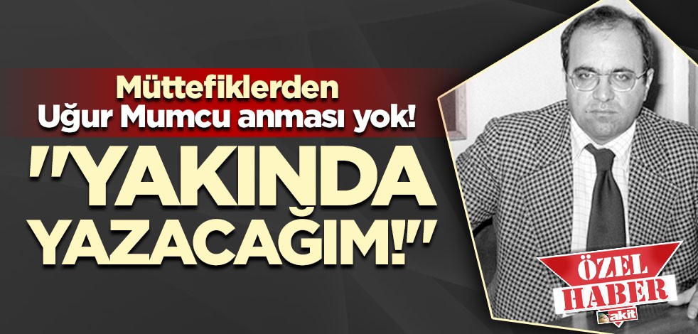 "Müttefiklerden" Uğur Mumcu anması yok?