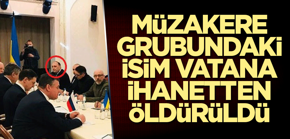 Müzakere grubundaki kişi vatana ihanetten öldürüldü