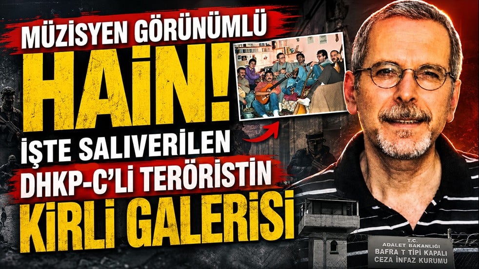 Müzisyen görünümlü hain! İşte tahliye edilen DHKP-C'li teröristin kirli galerisi