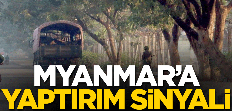 Myanmar'a yaptırım sinyali