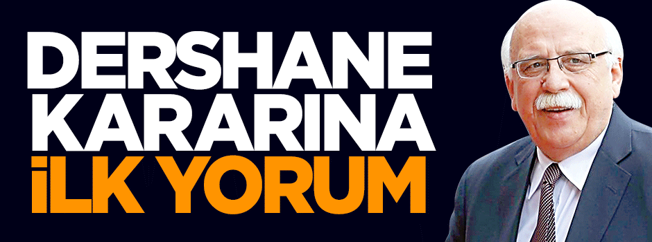 Nabi Avcı'dan AYM'nin dershane kararına ilk yorum