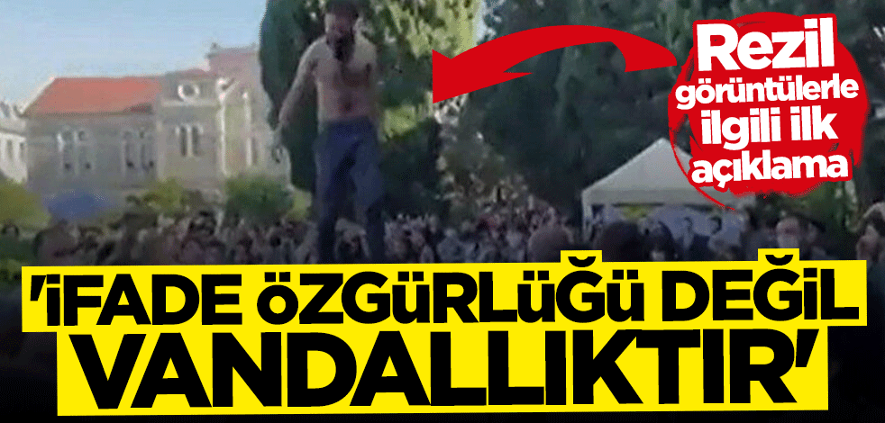 Naci İnci: İfade özgürlüğü değil vandallıktır