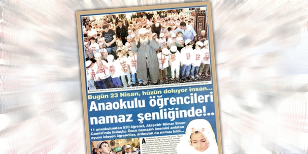 Namaza tahammülü olmayan gazete: Sözcü!