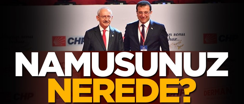 Namusunuz nerede?
