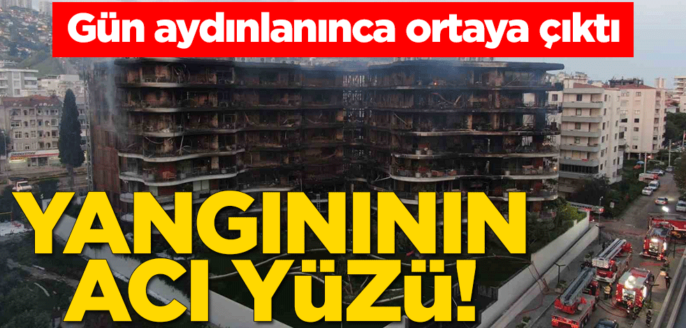 Narlıdere’deki yangınının acı yüzü gün aydınlanınca ortaya çıktı