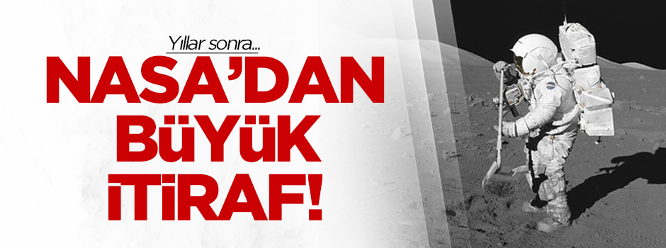 NASA Ay'a gidildiğini gösteren kaydın silindiğini itiraf etti!