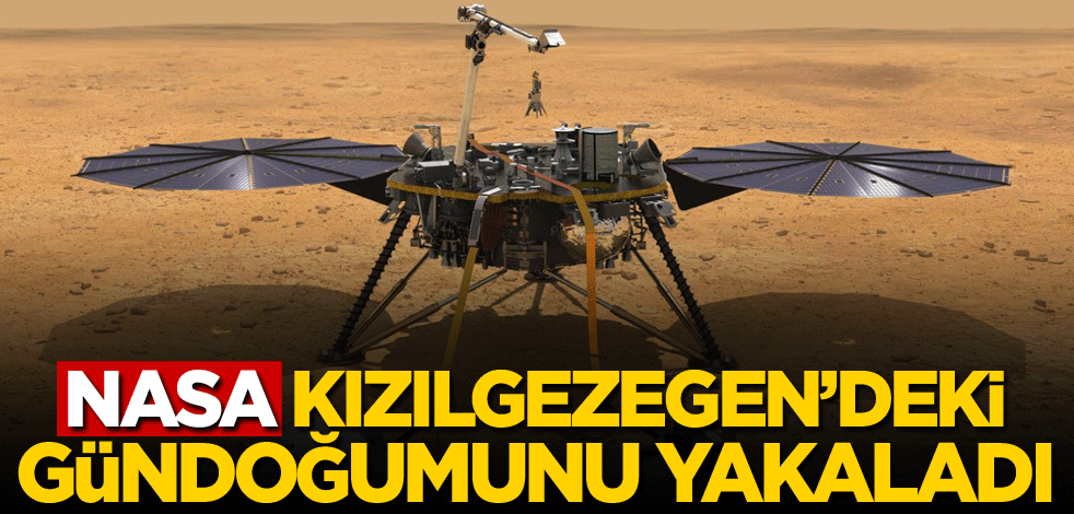 NASA, Kızıl Gezegen'deki gündoğumunu yakaladı