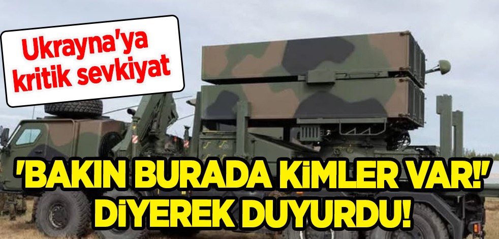 NASAMS ve Aspide hava savunma sistemleri Ukrayna'ya ulaştı! Ukrayna'ya kritik sevkiyat