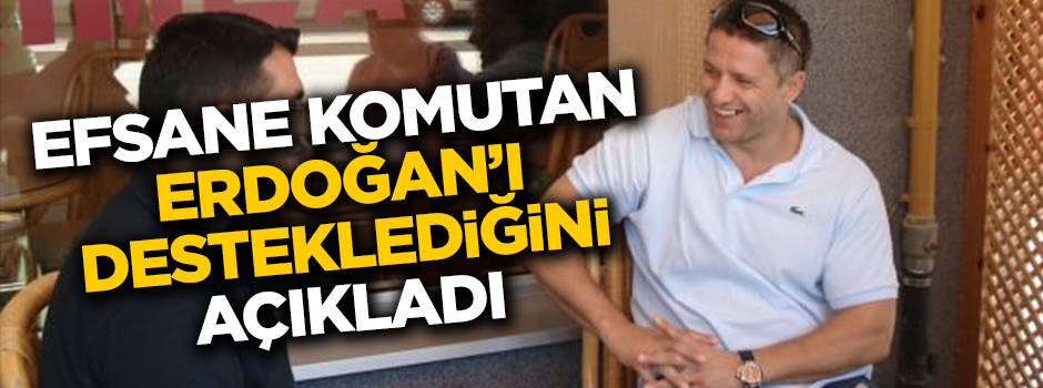 Naser Oriç Erdoğan'ı desteklediğini açıkladı!