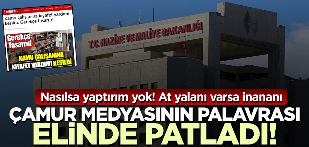 Nasılsa yaptırım yok! At yalanı varsa inananı... Çamur medyasının palavrası elinde patladı