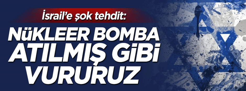 Nasrallah: İsrail'i nükleer bomba atılmış gibi vururuz