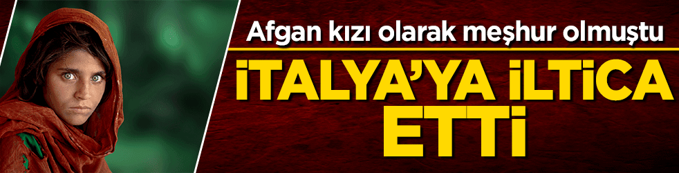 National Geographic'in meşhur 'Afgan kızı' Şarbat Gula İtalya'da