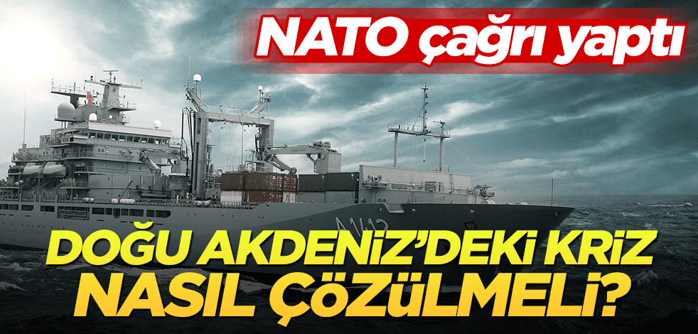 NATO Genel Sekreteri Jens Stoltenberg'den Doğu Akdeniz krizine ilişkin açıklama