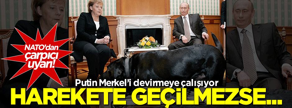 NATO: Putin, Merkel'i devirmeye çalışıyor