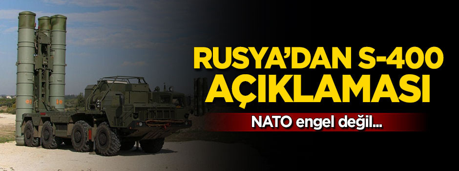 NATO S-400'e engel değil
