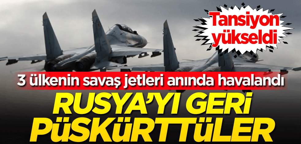 NATO savaş uçakları Rus savaş uçaklarını önledi