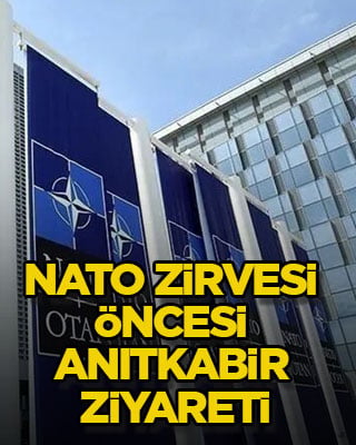 NATO Zirvesi öncesi Anıtkabir ziyareti