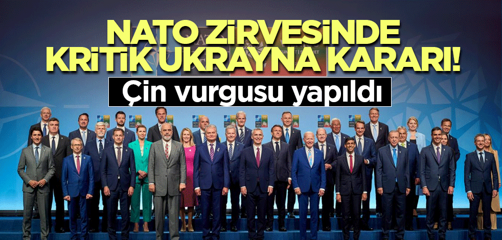 NATO zirvesinde kritik Ukrayna kararı! Çin vurgusu yapıldı