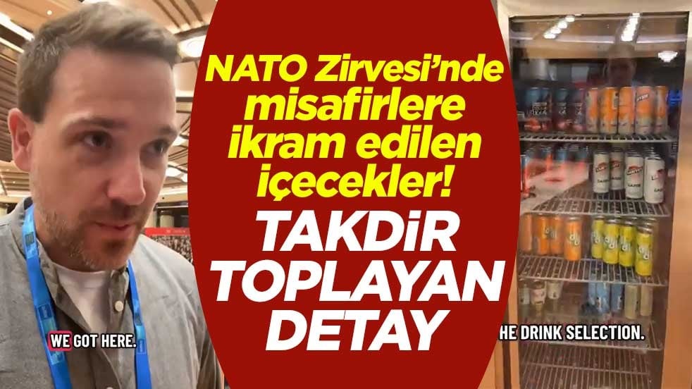 NATO Zirvesi’nde misafirlere ikram edilen içecekler! Takdir toplayan detay
