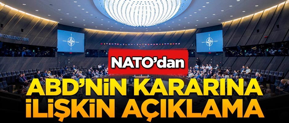 NATO'dan ABD'nin Suriye'den çekilme kararına ilişkin açıklama