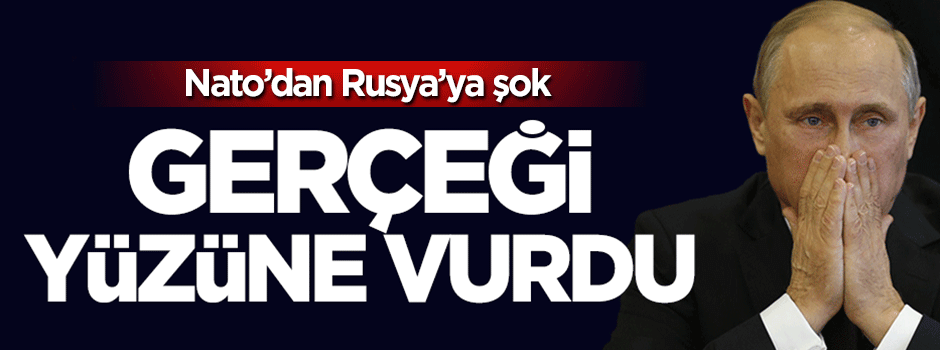 NATO'dan Rusya'a şok: Muhalifleri vuruyorsunuz