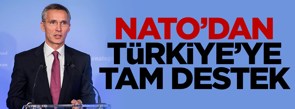 NATO'dan Türkiye'ye destek