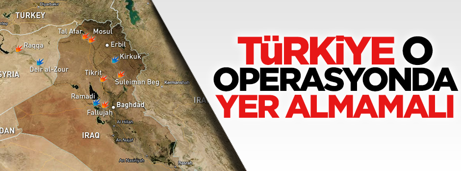 NATO’nun IŞİD operasyonunda Türkiye yer almamalı