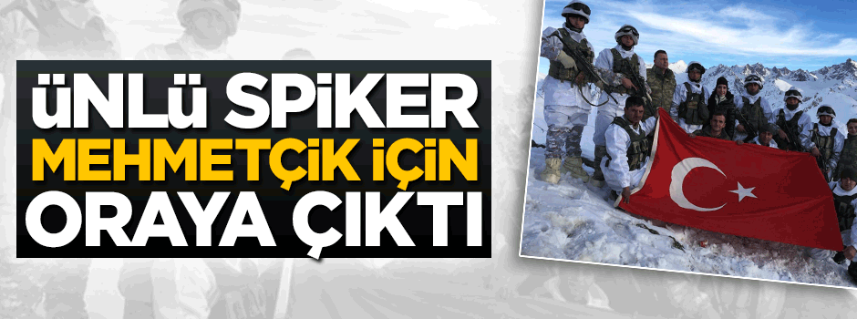 Nazlı Çelik, Mehmetçik için Dağlıca'ya çıktı