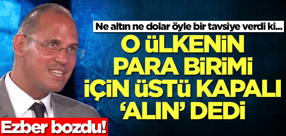 Ne altın ne de dolar! Öyle bir tavsiye verdi ki... Artuğ Çetin o para birimini üstü kapalı 'alın' dedi