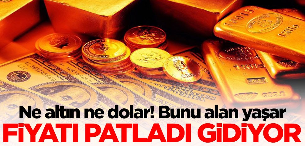 Ne altın ne dolar! Bunu alan yaşar: Fiyatı patladı gidiyor