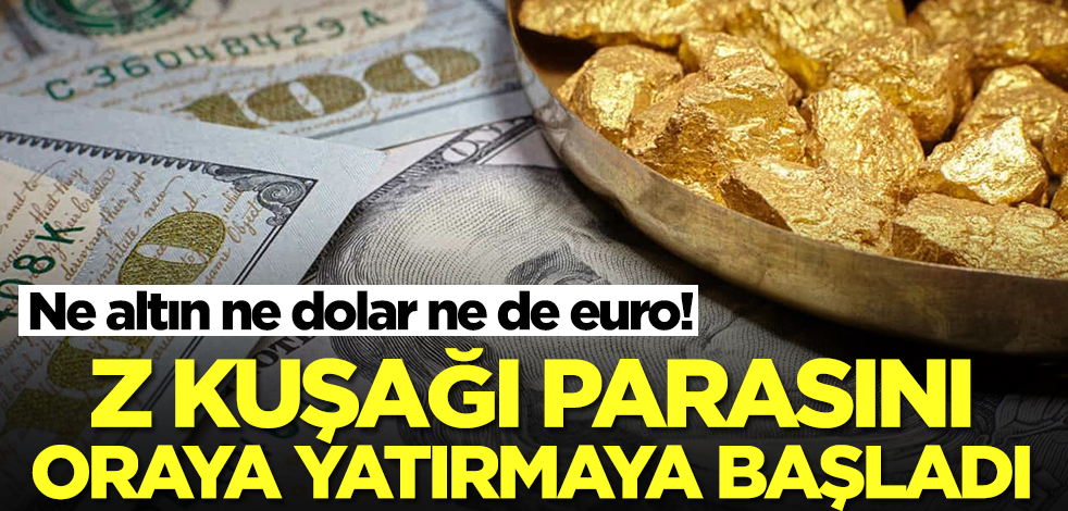 Ne altın ne dolar ne euro! Z kuşağı parasını oraya yatırıp para kazanmaya başladı