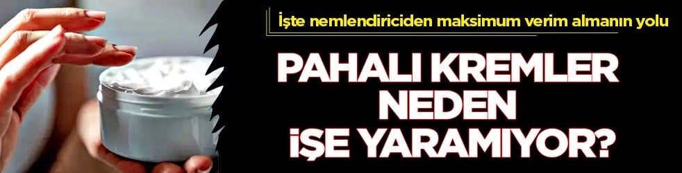 Ne bakım ne de krem... Nemlendiriciden verim almanın nedeni: Çeşidi kullanılan ürüne göre değişir
