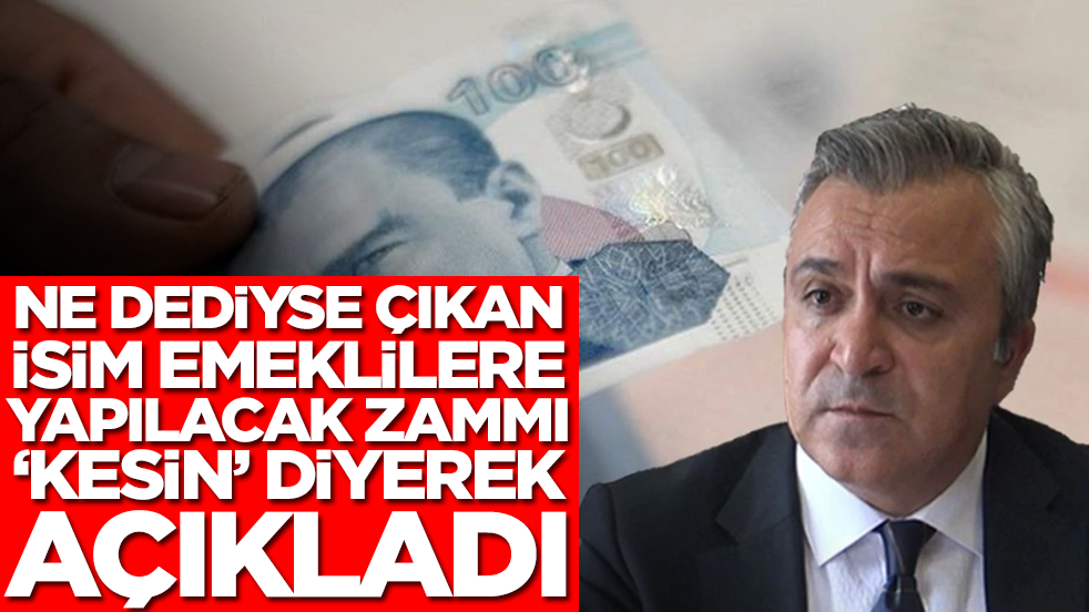 Ne dediyse çıkan ekonomist emekli maaşına yapılacak zammı 'kesin' diyerek açıkladı