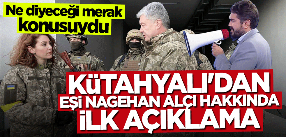 Ne diyeceği merak ediliyordu... Rasim Ozan Kütahyalı'dan eşi Nagehan Alçı hakkında ilk açıklama