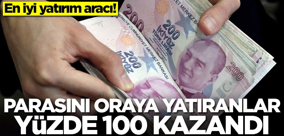 Ne dolar ne euro ne de kripto! En iyi yatırım aracı: Parasını oraya yatıranlar yüzde 100 kazandı