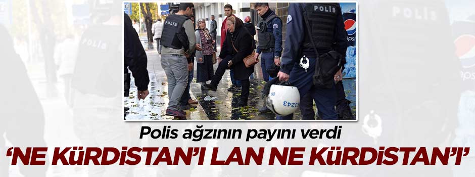 'Ne Kürdistan'ı lan ne Kürdistan'ı...'