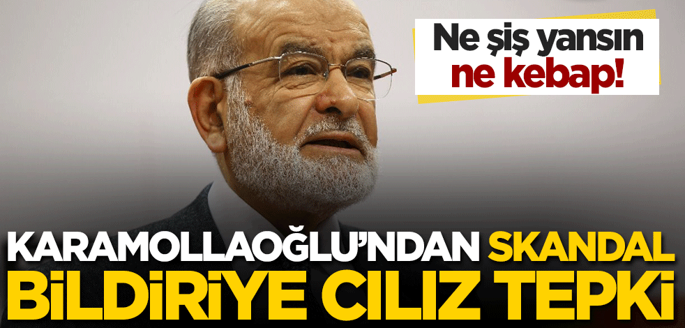 Ne şiş yansın ne kebap! Temel Karamollaoğlu'ndan skandal bildiriye cılız tepki