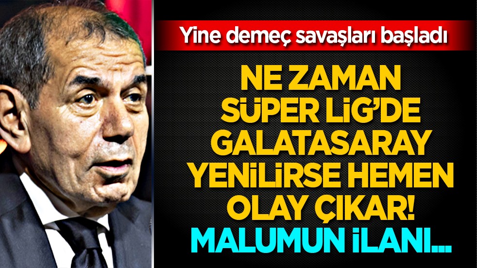 Ne zaman Galatasaray yenilse yine aynı senaryolar masaya geldi! Galatasaray'dan TFF'ye çıkarma iddiası